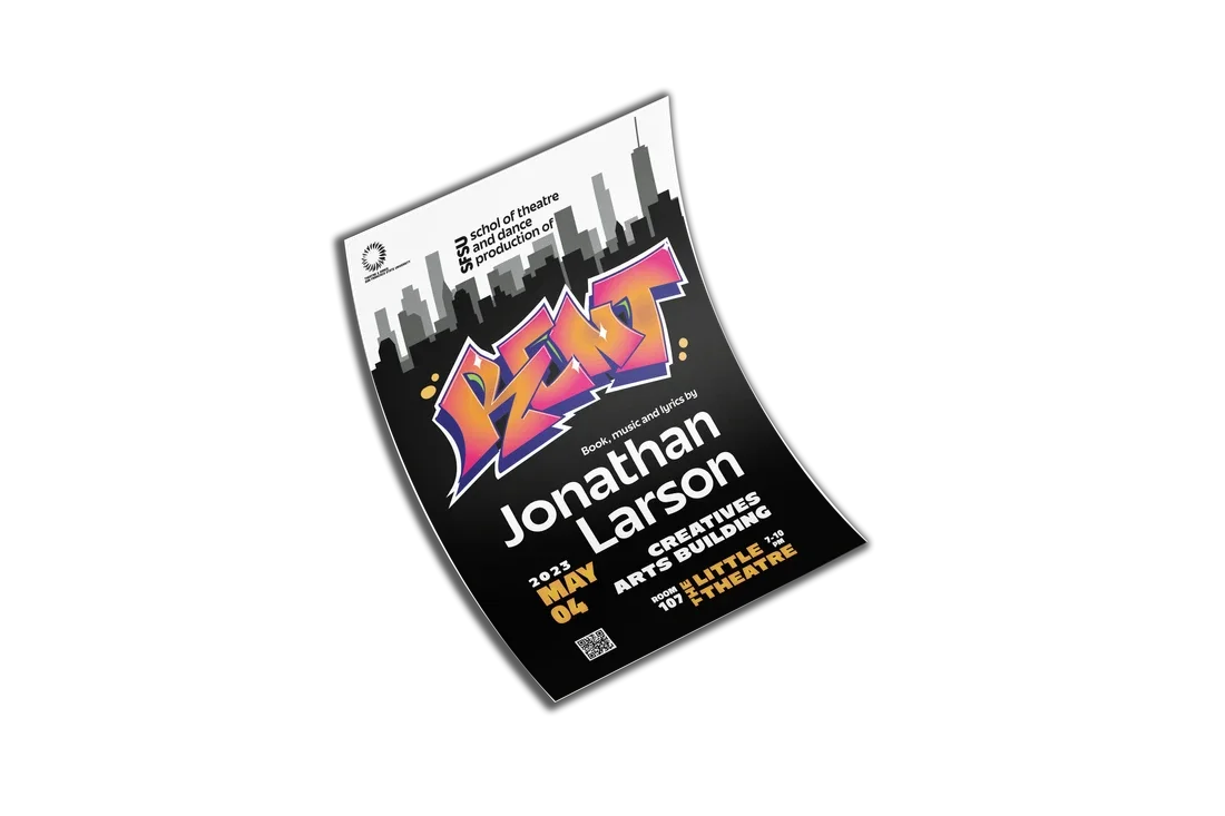 Rent, Jonathan Larson theater poster