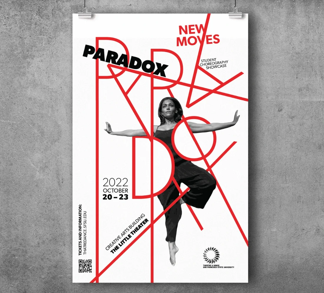 Paradox, New Moves dance poster