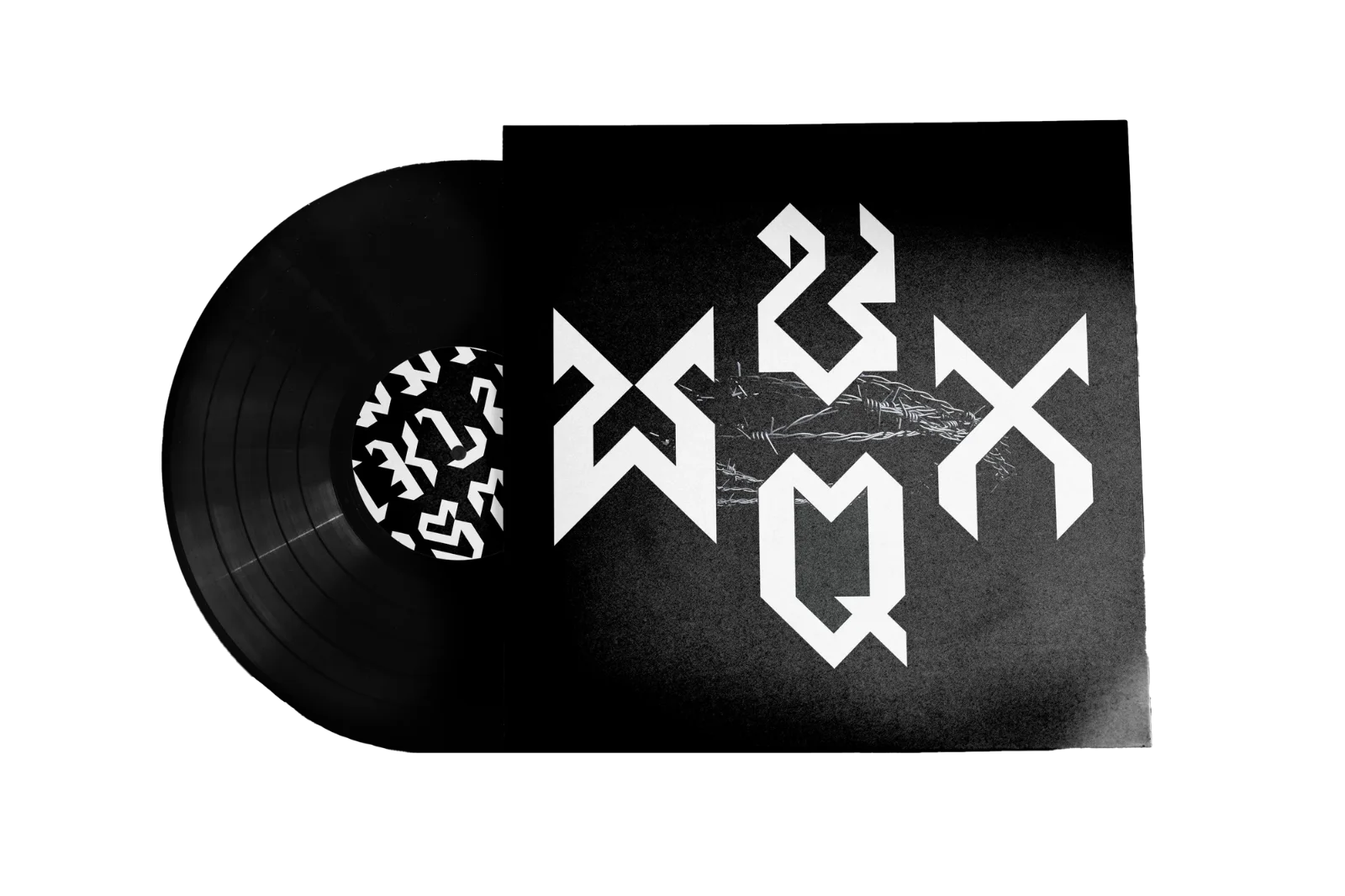 Technogothic vinyl record sleeve
